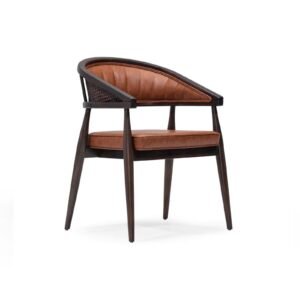 The Evening Pour – Barrel Back Chair by Woodenedge